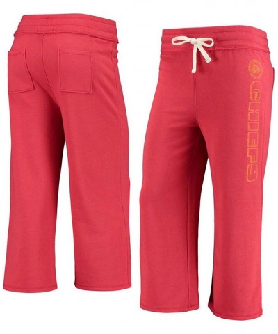 Women's Red Kansas City Chiefs Cropped Pants Red $31.50 Pants