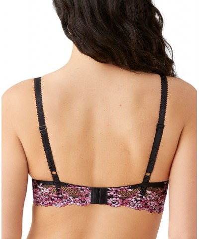 Embrace Lace Underwire Bra 65191 Up To DDD Cup Black/berry Multi $36.40 Bras