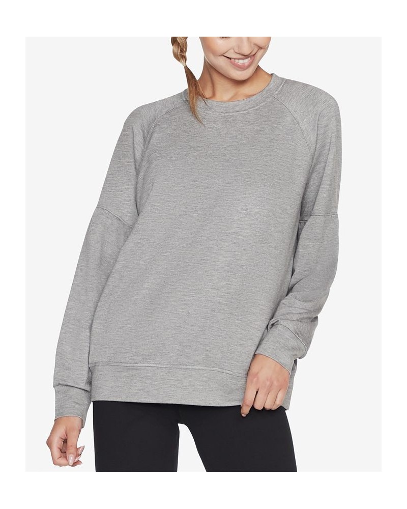 Women's SKECHLUXE™ Restful Crewneck Blue $13.20 Tops