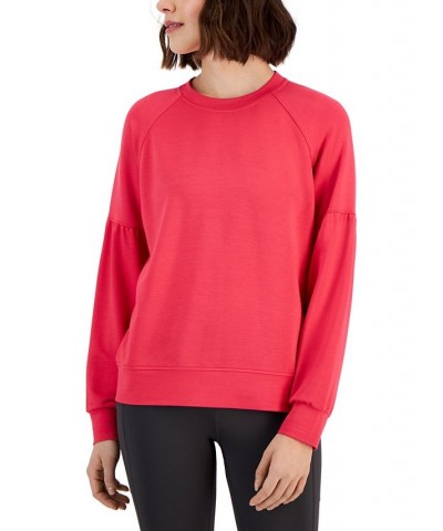 Women's SKECHLUXE™ Restful Crewneck Blue $13.20 Tops