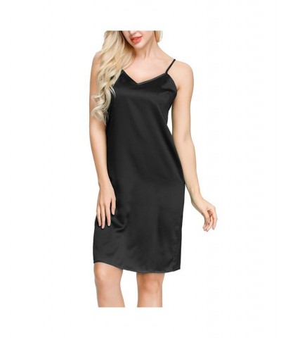 Women's Chemise Lingerie 35" HPS Black $20.16 Sleepwear