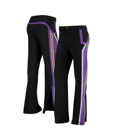 Women's Black Purple Los Angeles Lakers Nostalgic Tracksuit Pants Black, Purple $50.60 Pants