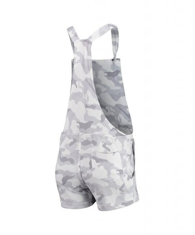 Women's Gray Pittsburgh Pirates Camo Overall Romper Gray $23.10 Shorts