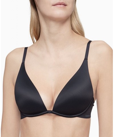 Women's Liquid Touch Lightly Lined Plunge Bra Black $20.54 Bras