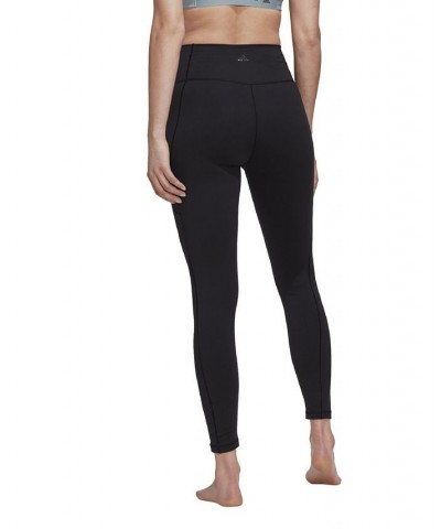 Women's Yoga Studio High Rise 7/8 Leggings Black $35.70 Pants