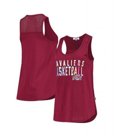 Women's Wine Cleveland Cavaliers MVP Mesh Tank Top Wine $22.50 Tops