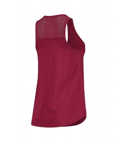 Women's Wine Cleveland Cavaliers MVP Mesh Tank Top Wine $22.50 Tops