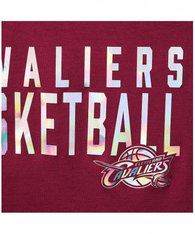 Women's Wine Cleveland Cavaliers MVP Mesh Tank Top Wine $22.50 Tops