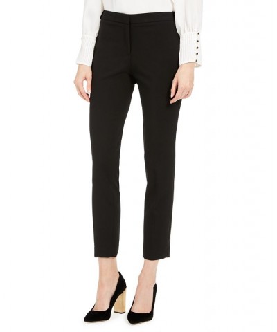 Petite Highline Slim-Leg Ankle Dress Pants Black $43.99 Pants