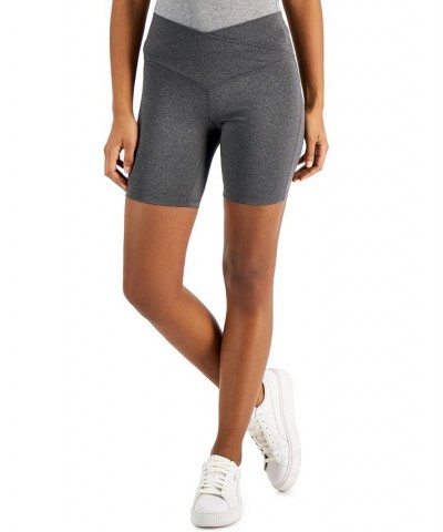 On Repeat Crossband Bike Shorts Gray $10.90 Shorts