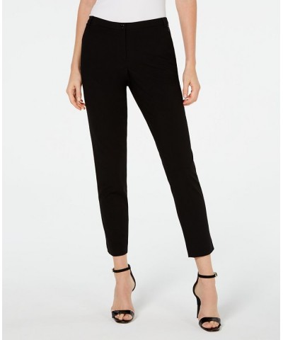 Slim Fit Ankle Length Pants Black $31.99 Pants