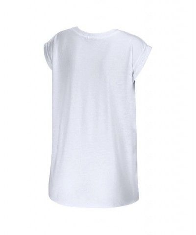 Women's White Indianapolis Colts Greetings From Muscle T-shirt White $20.00 Tops