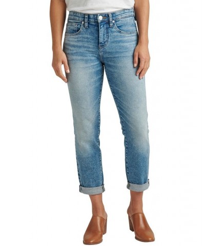 Women's Carter Mid Rise Girlfriend Jeans Del Mar $43.68 Jeans