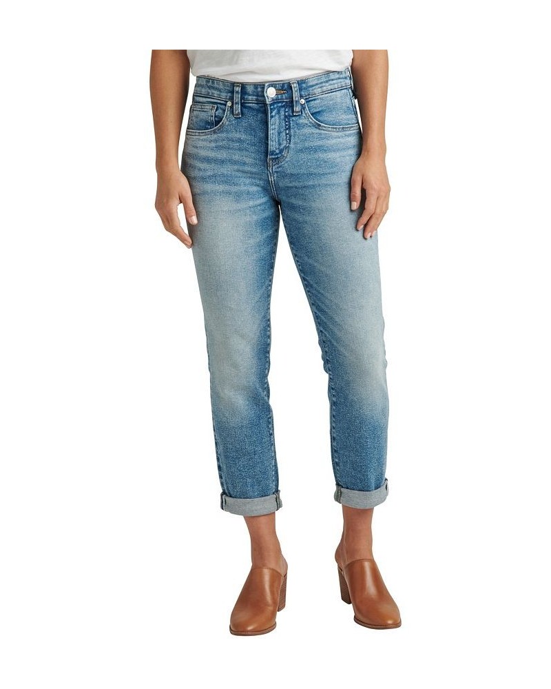 Women's Carter Mid Rise Girlfriend Jeans Del Mar $43.68 Jeans