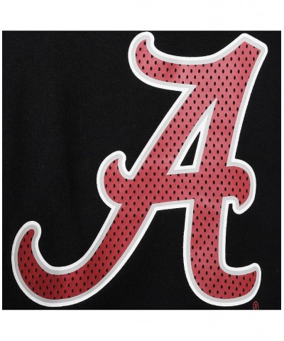 Women's Black Alabama Crimson Tide Perforated Logo Pullover Sweatshirt Black $30.75 Sweatshirts