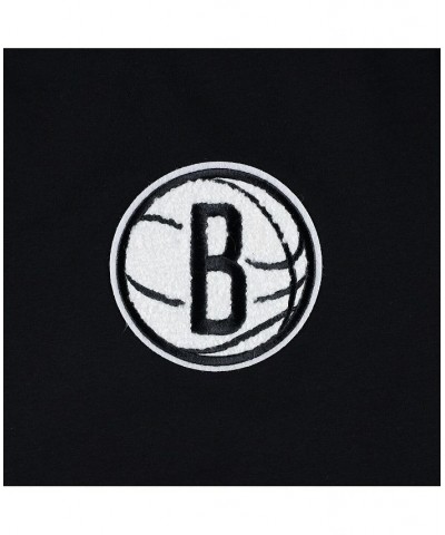 Women's Black Brooklyn Nets Classics Boxy T-shirt Black $28.49 Tops