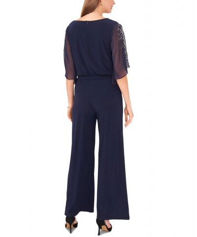 Petite Cowlneck Jumpsuit Jbs Navy $39.99 Pants