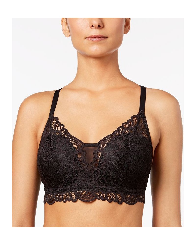 Comfort Revolution Lace Desire Shaping Wireless Bra DF6591 Black $14.57 Bras