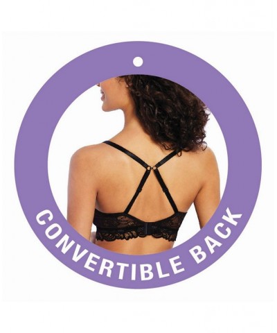 Comfort Revolution Lace Desire Shaping Wireless Bra DF6591 Black $14.57 Bras