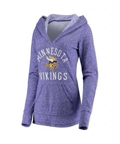 Women's Branded Purple Minnesota Vikings Doubleface Slub Pullover Hoodie Purple $37.40 Sweatshirts