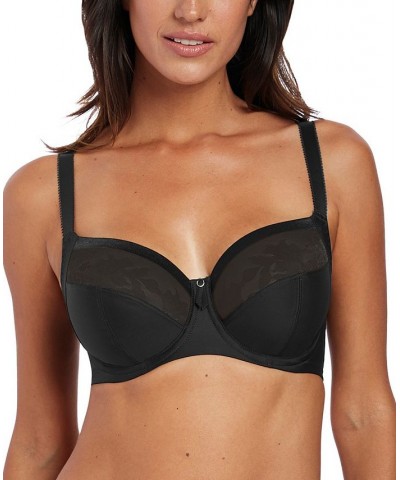 Illusion Underwire Side Support Bra Black $29.60 Bras