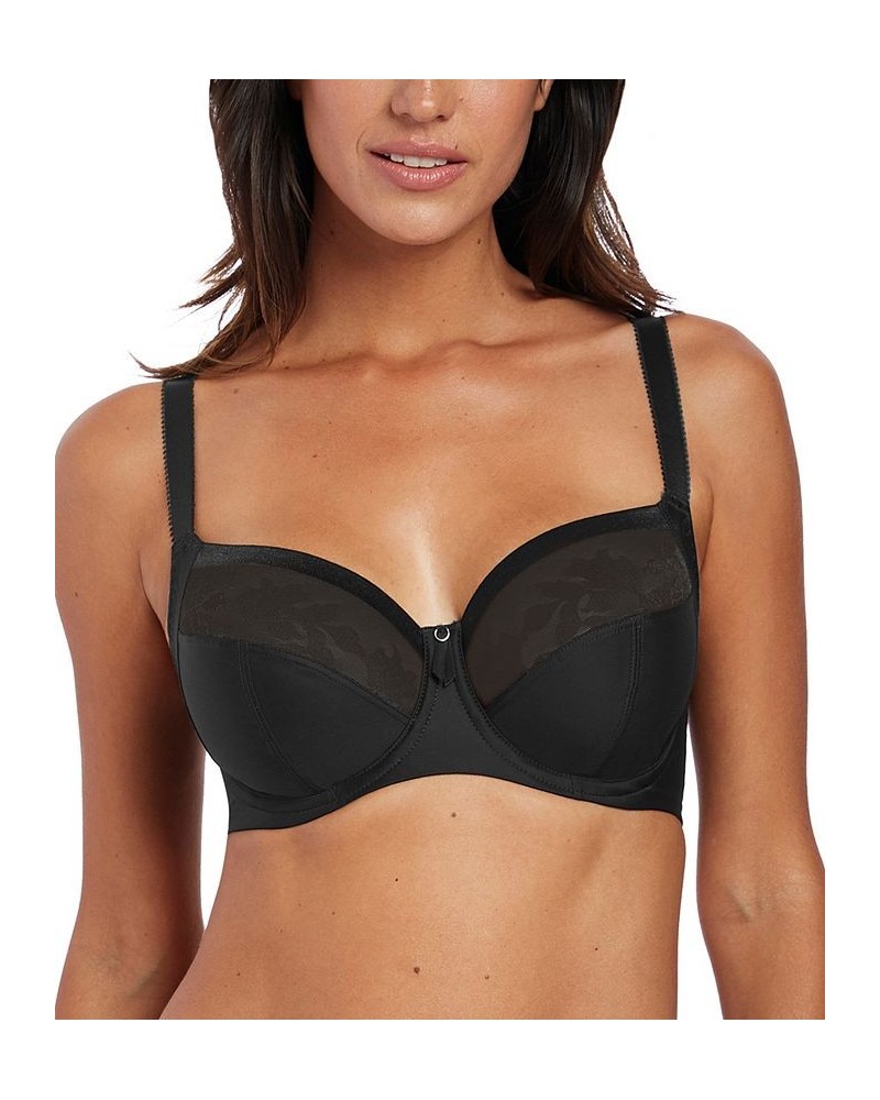 Illusion Underwire Side Support Bra Black $29.60 Bras