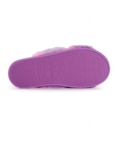 Women's Perley Criss Cross Slipper Purple $23.94 Shoes