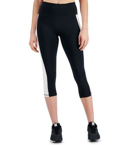 Active Petite Colorblocked Cropped Leggings Noir White $11.48 Pants