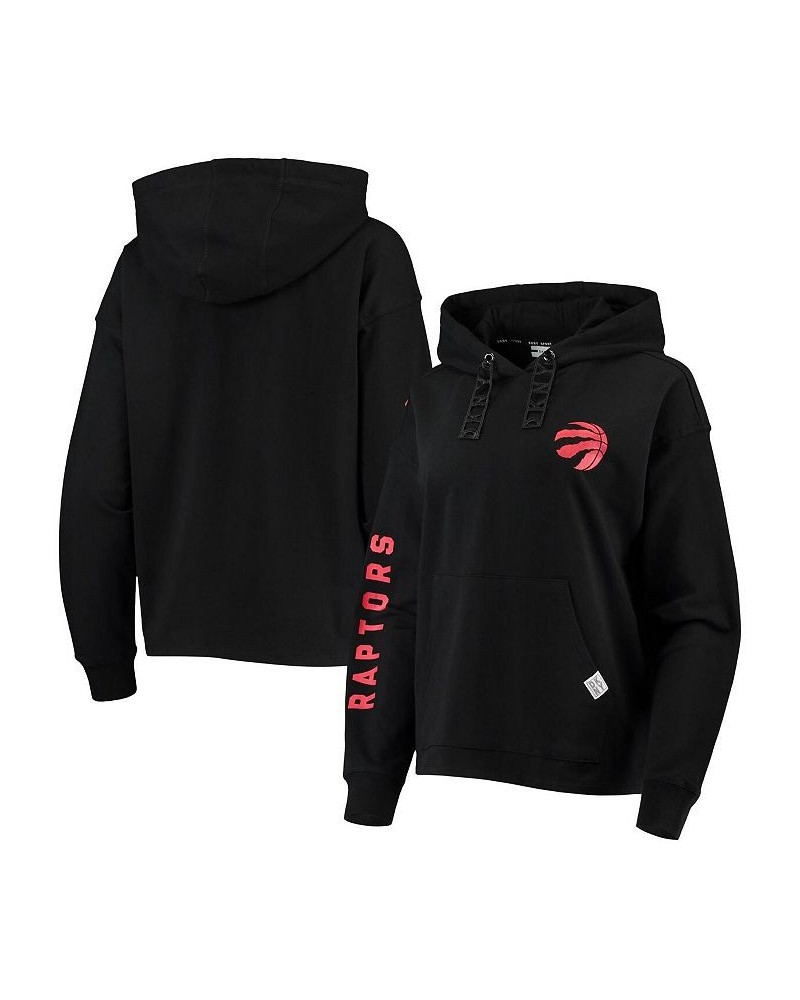 Women's Black Toronto Raptors Staci Pullover Hoodie Black $32.76 Sweatshirts