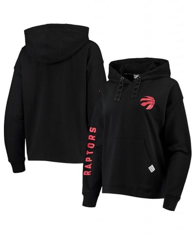 Women's Black Toronto Raptors Staci Pullover Hoodie Black $32.76 Sweatshirts