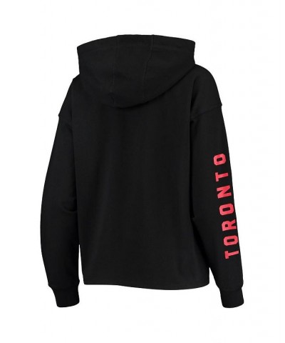 Women's Black Toronto Raptors Staci Pullover Hoodie Black $32.76 Sweatshirts