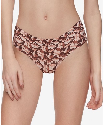 Invisibles Hipster Underwear D3429 Left Behind Print_umber $10.26 Panty