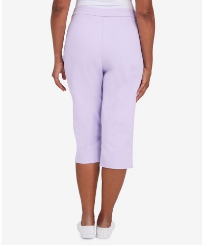 Missy Women's Classics S2 Allure Clam Digger Capri Pants Purple $27.97 Pants