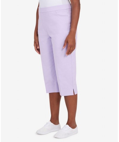 Missy Women's Classics S2 Allure Clam Digger Capri Pants Purple $27.97 Pants