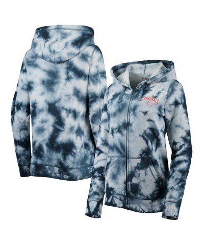 Women's Navy St. Louis Cardinals Tie-Dye Full-Zip Hoodie Navy $33.60 Sweatshirts