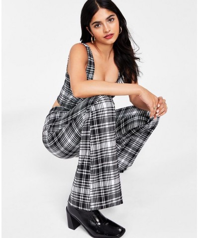 Women’s Plaid-Print Flare-Leg Pants Classic Plaid $23.31 Pants