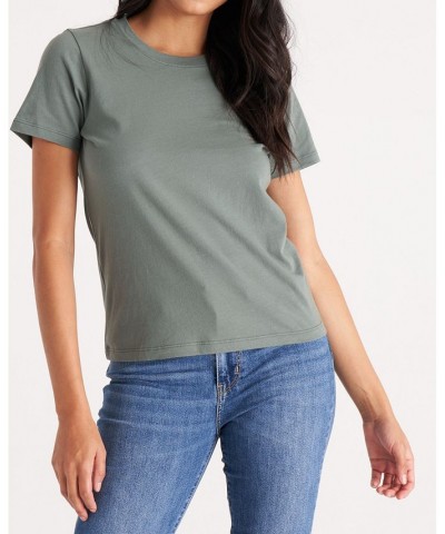 The Women’s Crew Neck Tee- Regular Size Green $20.16 Tops