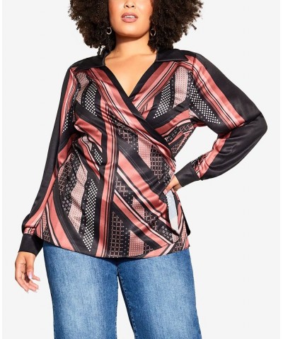 Trendy Plus Size Emily Shirt Multi $36.34 Tops