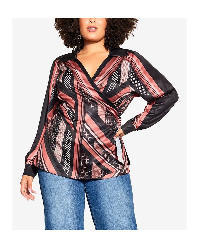 Trendy Plus Size Emily Shirt Multi $36.34 Tops