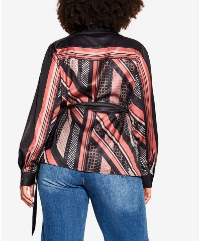 Trendy Plus Size Emily Shirt Multi $36.34 Tops