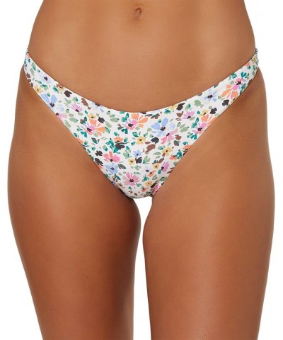 Juniors' Maggie Ditsy-Floral Printed Cheeky Bikini Bottoms Multi Color $28.05 Swimsuits