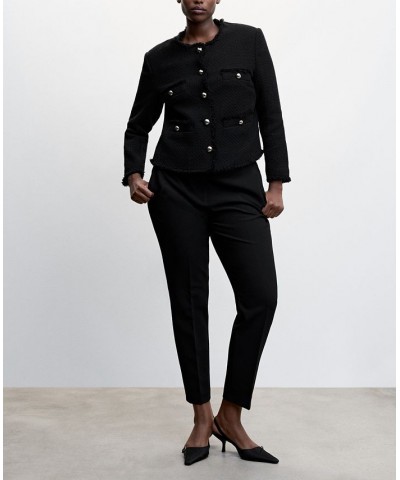 Women's Slim Fit Suit Pants Black $37.80 Pants