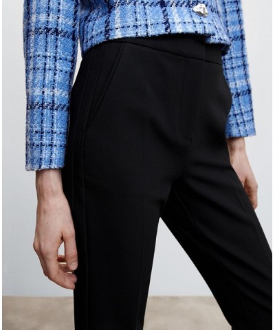 Women's Slim Fit Suit Pants Black $37.80 Pants