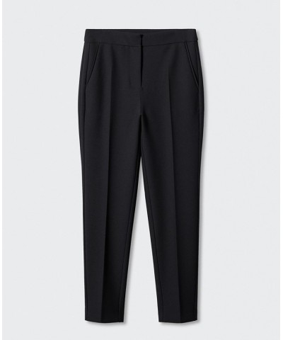 Women's Slim Fit Suit Pants Black $37.80 Pants