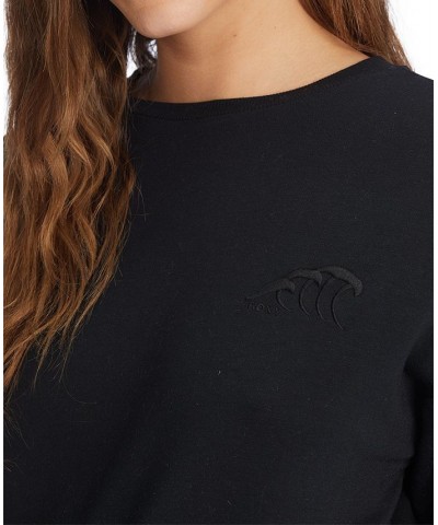 Juniors' Surfing by Moonlight Crewneck Lounge Top Anthracite $34.80 Sweatshirts