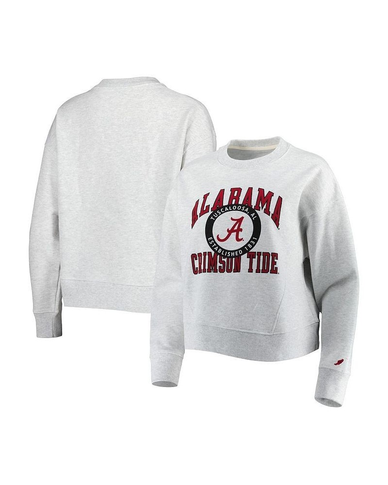 Women's Ash Alabama Crimson Tide Boxy Sweatshirt Ash $35.69 Sweatshirts