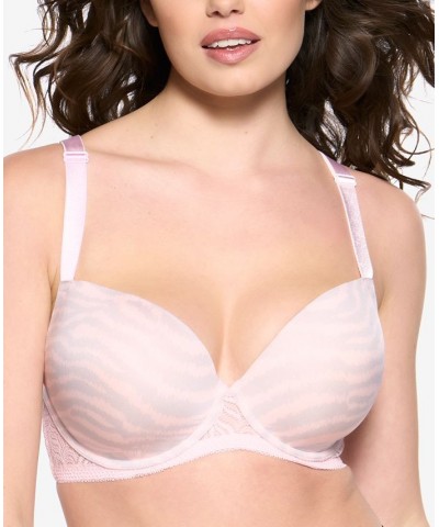 Paramour Women's Carolina Lacerback T-shirt Bra Soft Pink, Gray Tiger $18.42 Bras