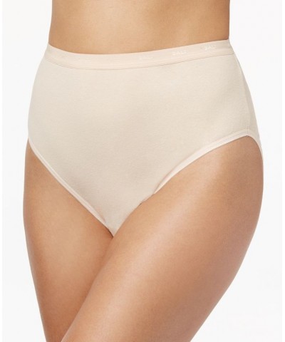 Full Cut Fit Hi Cut Brief Underwear DFFF62 Tan/Beige $8.75 Panty