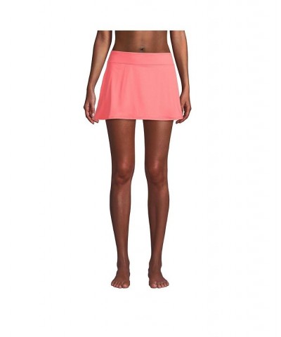 Women's Long Tummy Control Swim Skirt Swim Bottoms Pink $39.75 Swimsuits