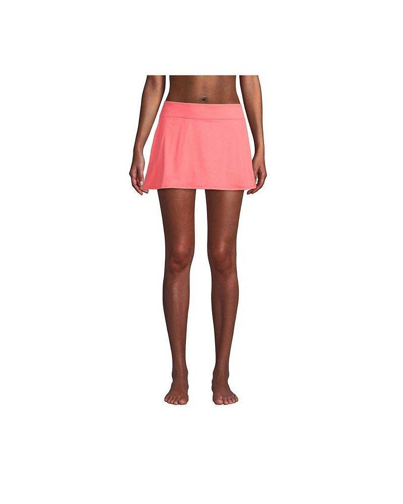 Women's Long Tummy Control Swim Skirt Swim Bottoms Pink $39.75 Swimsuits